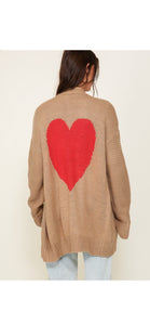 Besos Heart Cardigan