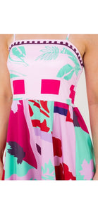 Polly Pink Printed Dress